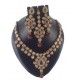 High End Real kundan 22k Gold Plated necklace set 